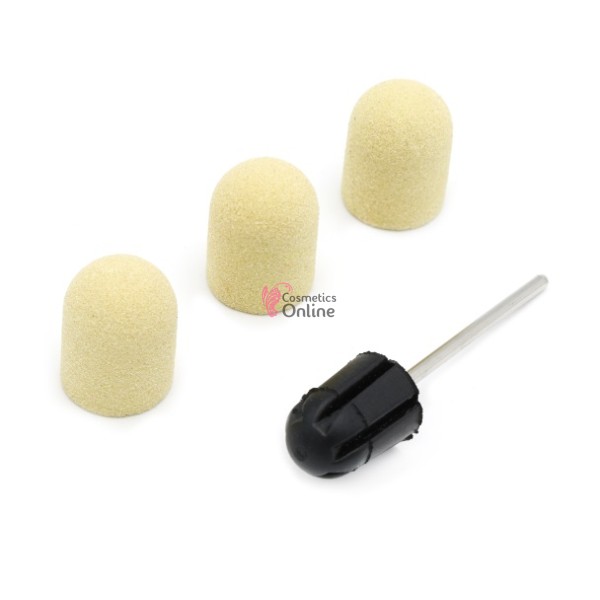 Cap de freza rotund cu benzi abrazive smirghel Cod 16785, set 3 bucati